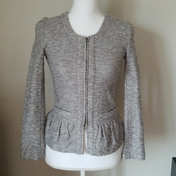 J.Crew zip up peplum jacket - Picture 3 of 6